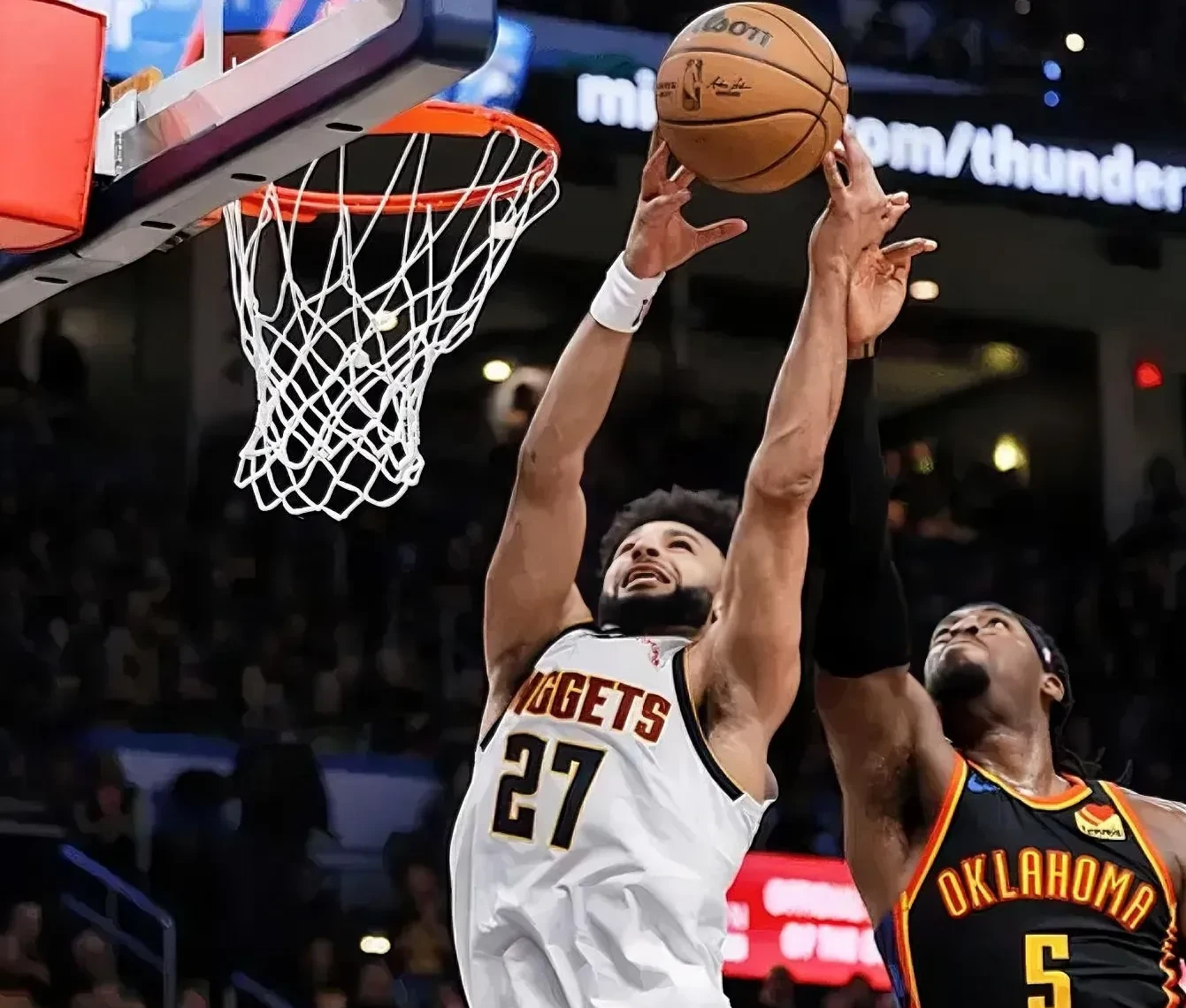 雷霆力克掘金,盖伊冷静罚球 雷霆力克掘金,盖伊冷静罚球